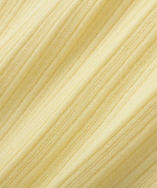 earth music&ecology レギュラーカラーニットカーディガン Yellow