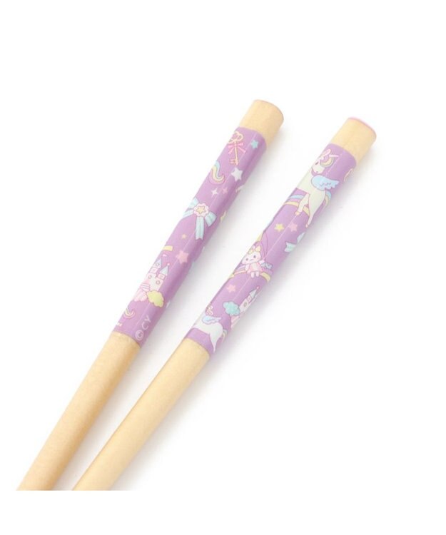 Mother garden マザーガーデン 木製 お箸16.5cm 《ユニコーン柄》 ユニコーン柄