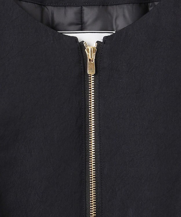 BEIGE， NIQUET / ノーカラーブルゾン Black