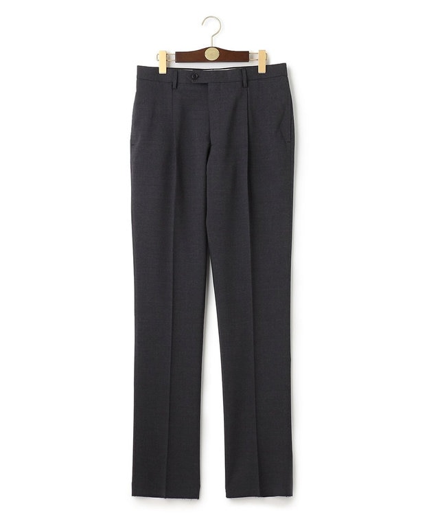 J.PRESS MEN 【PEPPIN MERINO COMFORT】 プレーン スラックス / 1タック グレー系
