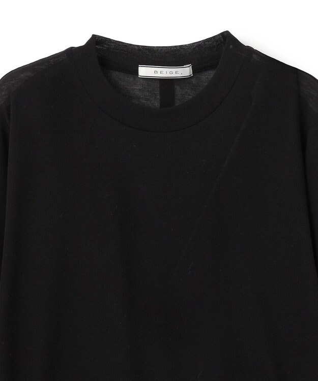 BEIGE， SORE / クルーネックカットソー Black