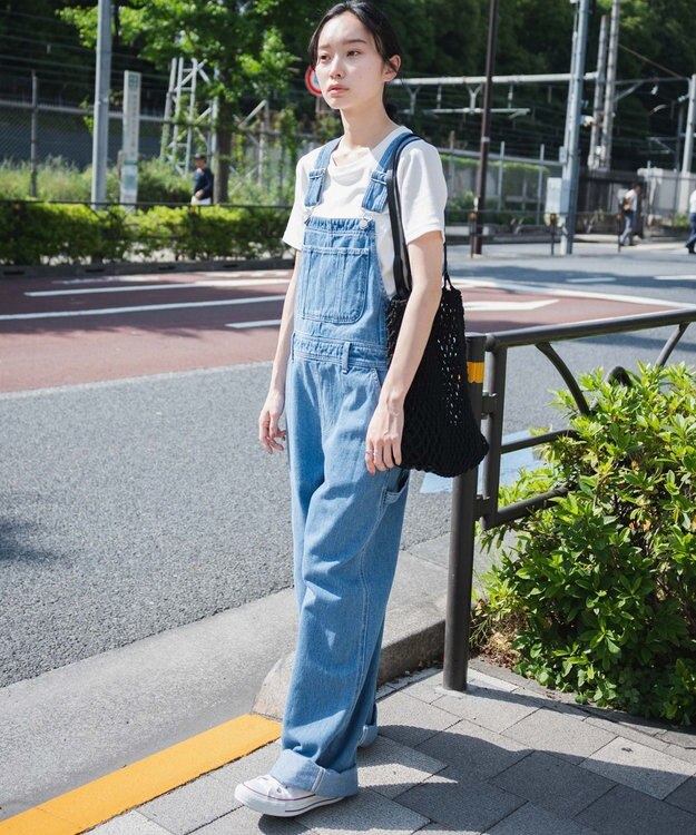 WEGO デニムオーバーオール デニム中濃色