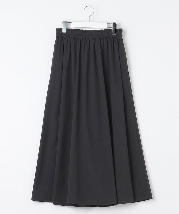 UNFILO FINE MOVE フレアスカート チャコール