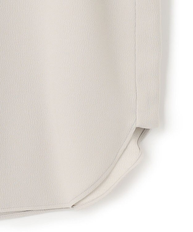 ICB L 【WEB限定・洗える】BackSatinGeorgette ブラウス ベージュ系