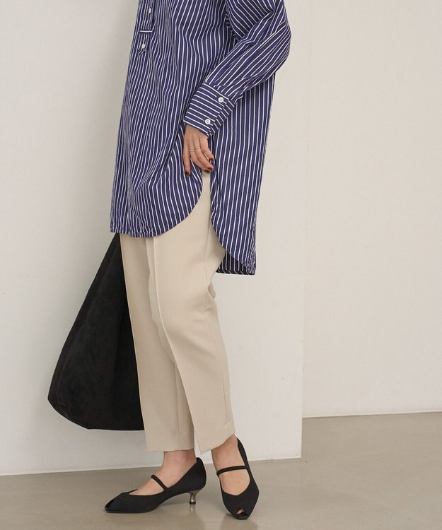 steppi 【洗える/撥水】オープントゥ パンプス ブラック