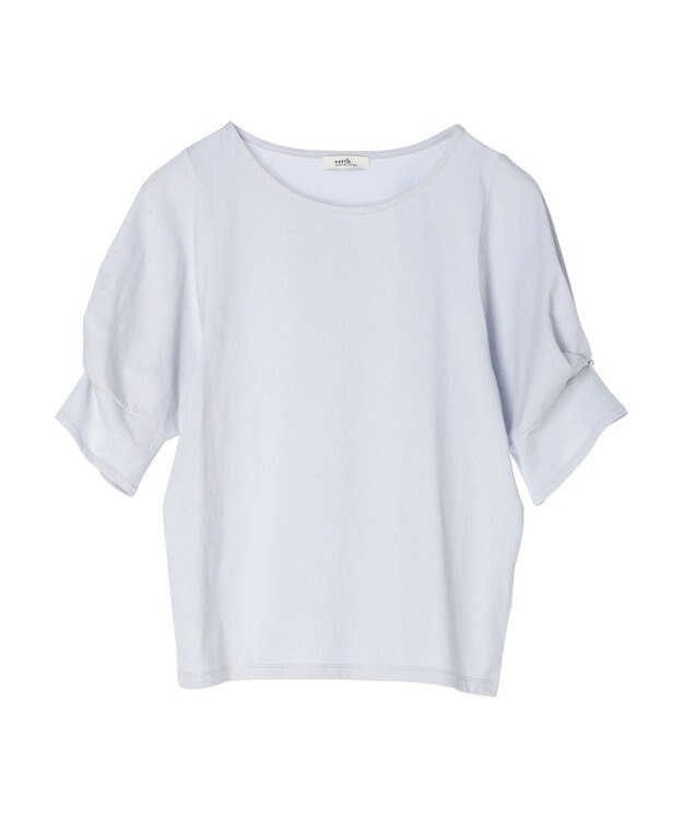 earth music&ecology タックスリーブプルオーバー Light Gray