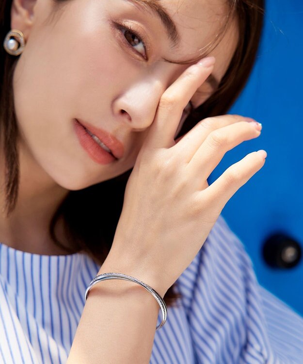 Tiaclasse メタルコンビバングル シルバー