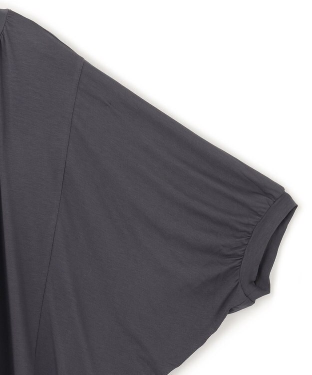 ICB 【WEB限定・洗える】Float ドルマンスリーブカットソー チャコール系