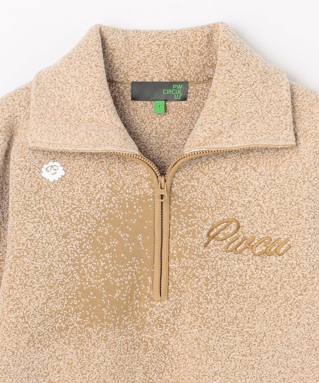 PW CIRCULUS 【手洗い洗濯可】 【WOMEN】グラデーションニット ゴルフウェア レディース ベージュ系