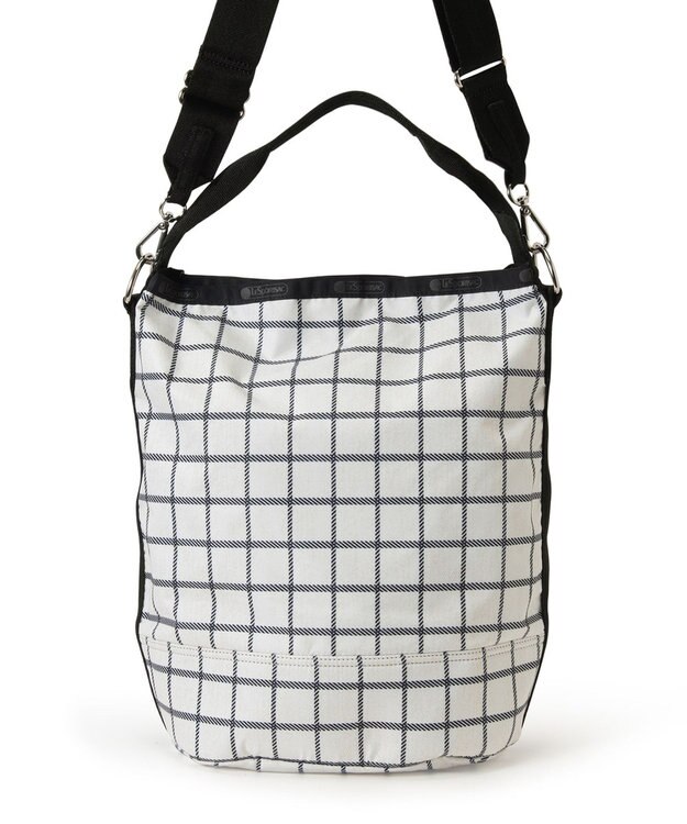 LeSportsac CONVERTIBLE BUCKET BAG/モノクラスチェック モノクラスチェック