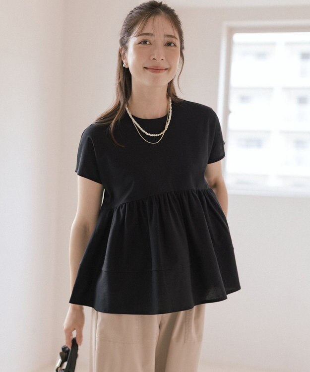 組曲 パール&メタルチェーンネックレス ゴールド系