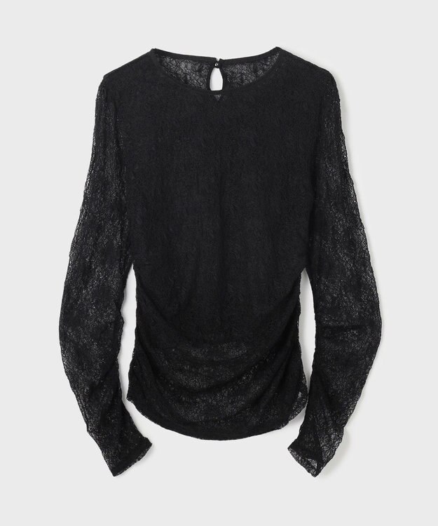 GRACE CONTINENTAL シアーレースカットトップ ブラック