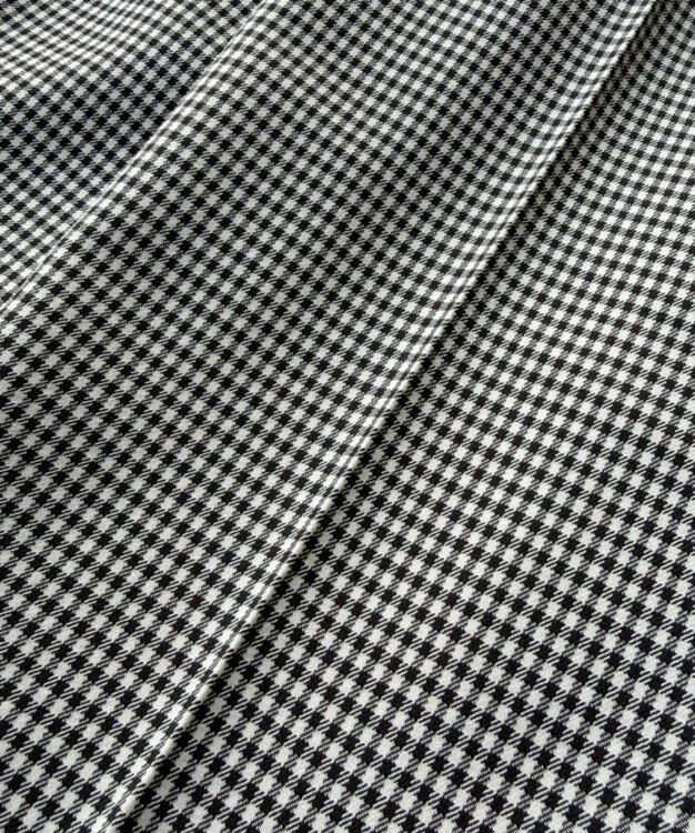 FORFORMO Stretch Tuck Pants  ストレッチタックパンツ チェックブラック