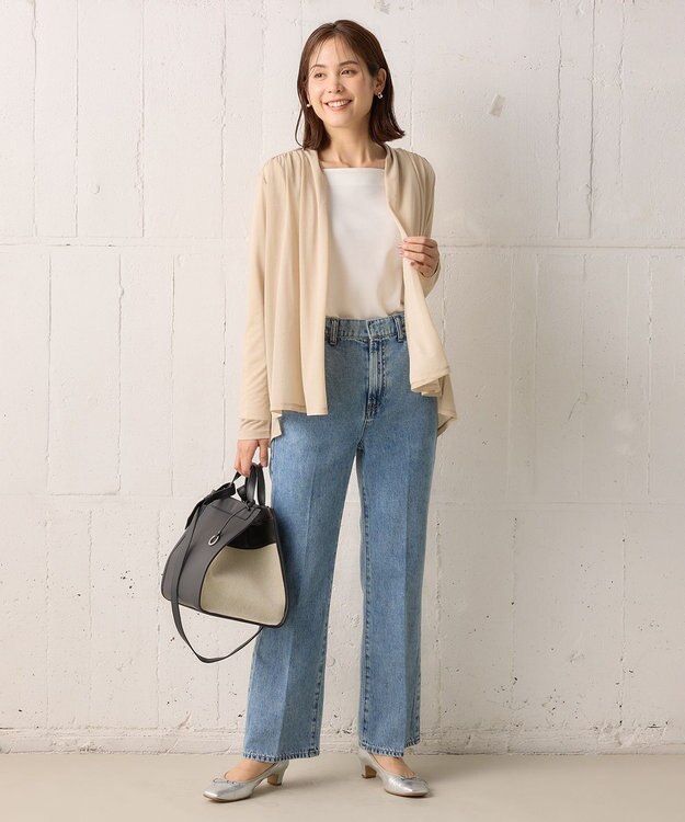 組曲 S トムボーイデニム パンツ ブルー系