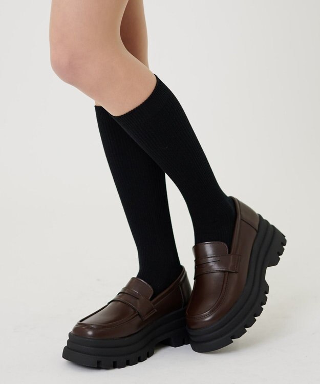 WEGO 【SCHOOLITEM】スクールハイソックス ブラック