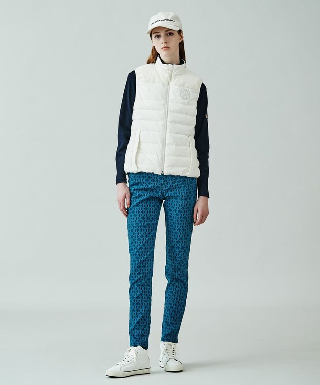 23区GOLF 【WOMEN】【ストレッチ】エッフェル柄ジャガード パンツ ネイビー系5