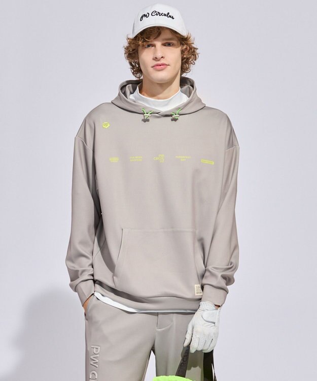 PW CIRCULUS 【MEN】リラクシングジャージーフーディ ゴルフ グレー系
