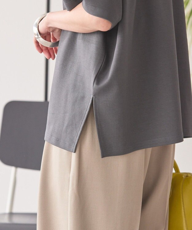 AMERICAN HOLIC バックスリットＴシャツ Charcoal Gray