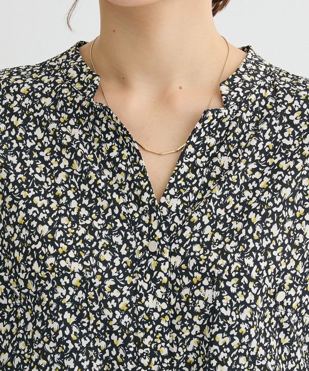 Green Parks サラフレブラウス（柄） Flower