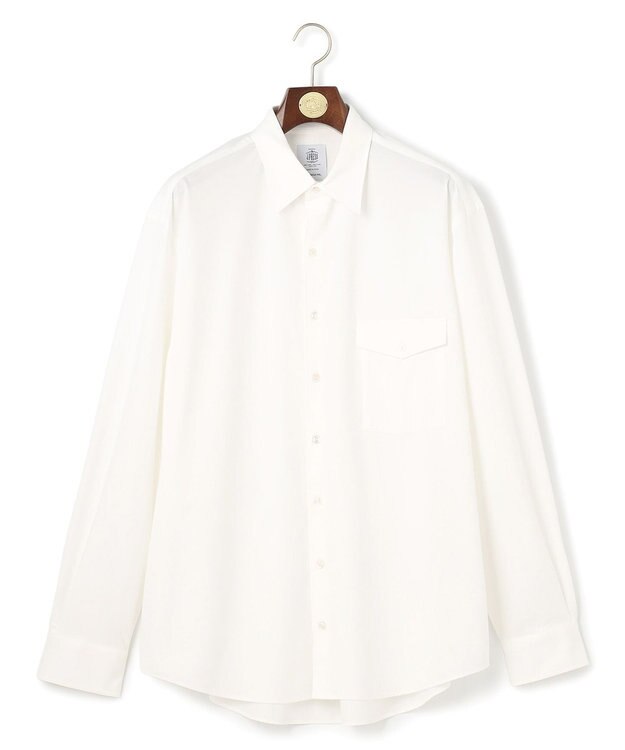 J.PRESS MEN 【J.PRESS ORIGINALS】KANEMASA 46G Jersey Pin Oxford Regular Collar Shirt / Japan Made ホワイト系