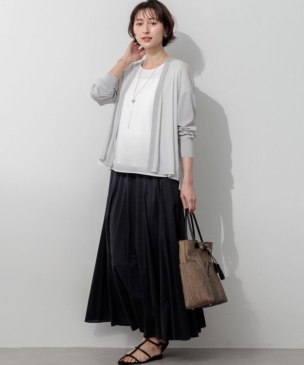 23区 【先行予約】ロゴ刺繍 雑材 トートバッグ ブラウン系