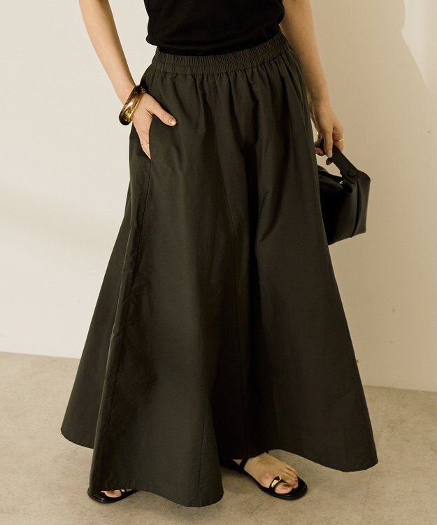 AMERICAN HOLIC ギャザーフレアスカート Charcoal Gray