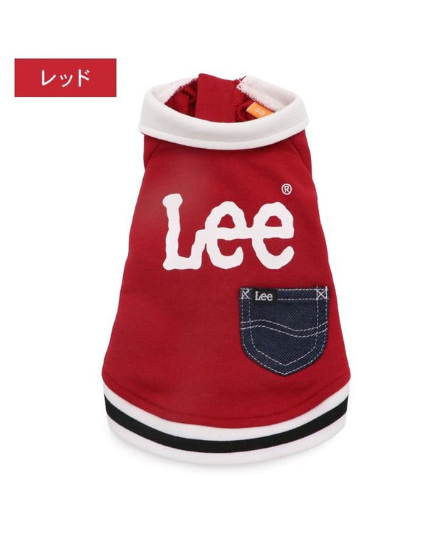 PET PARADISE Lee ジップUP トレーナー 《レッド》 中型犬 大型犬 レッド