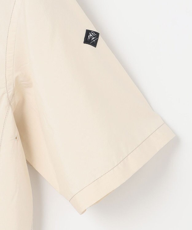 JOSEPH ABBOUD MOUNTAIN 【UNISEX】軽量/撥水 ZIP UPシャツ ホワイト系