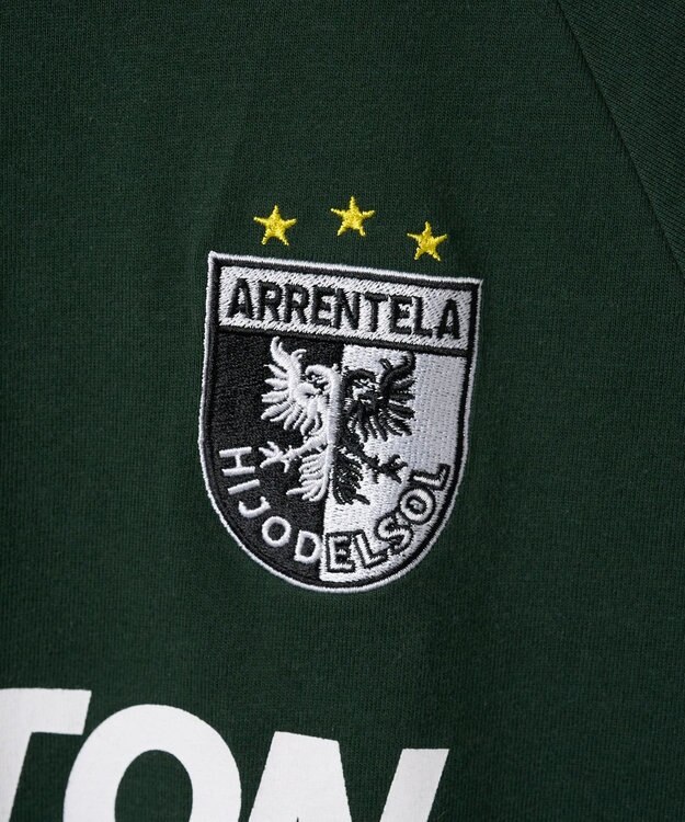 WEGO 【ユニセックス着用ITEM/手洗い可/MLサイズ】ラインゲームロゴT グリーン