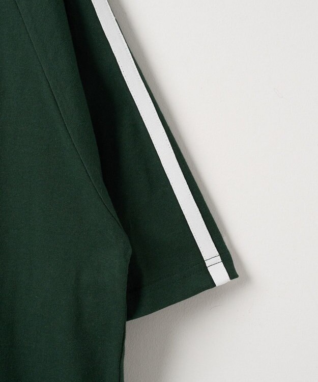 WEGO 【ユニセックス着用ITEM/手洗い可/MLサイズ】ラインゲームロゴT グリーン