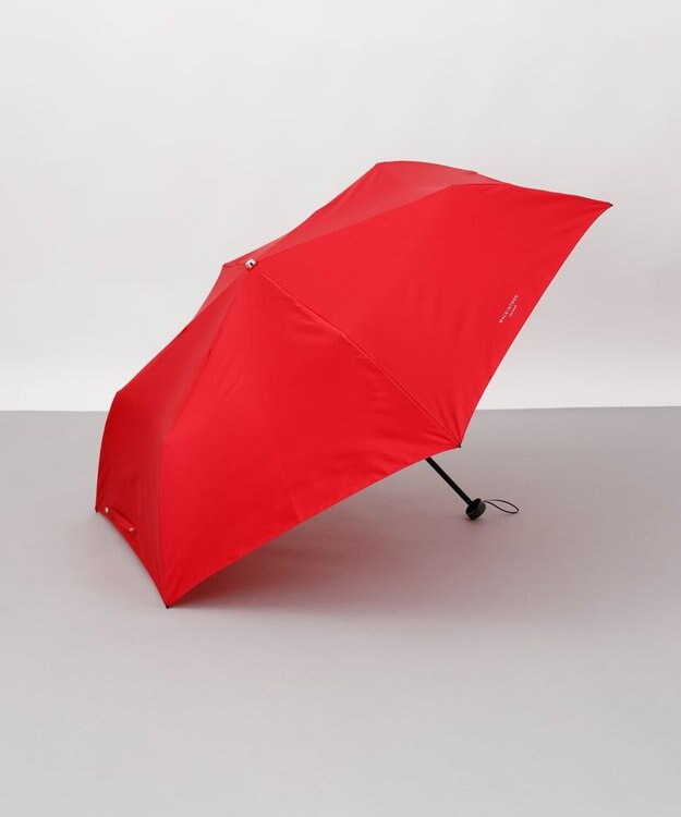 AURORA 【MACKINTOSH LONDON（マッキントッシュ ロンドン）】無地雨傘（折りたたみ傘） レッド