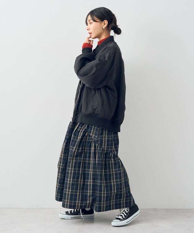 earth music&ecology リバーシブルMA-1 ブラック