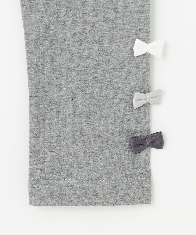 組曲 KIDS 【110-140㎝】ストレッチ天竺 レギンス グレー系