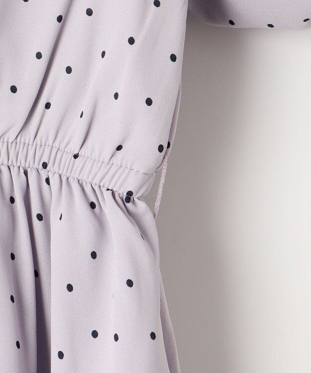 組曲 KIDS 【110-140㎝】キャサリンドット ワンピース ライトグレー系5