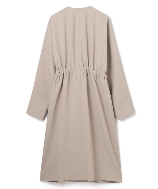 BEIGE， 【洗える】PORDIC / ノーカラードルマンロングコート Taupe