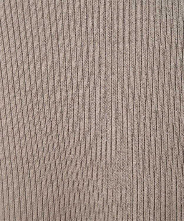 earth music&ecology Ｓｅｔ２点ハイネックプルオーバー＋ニットワンピース Gray Beige