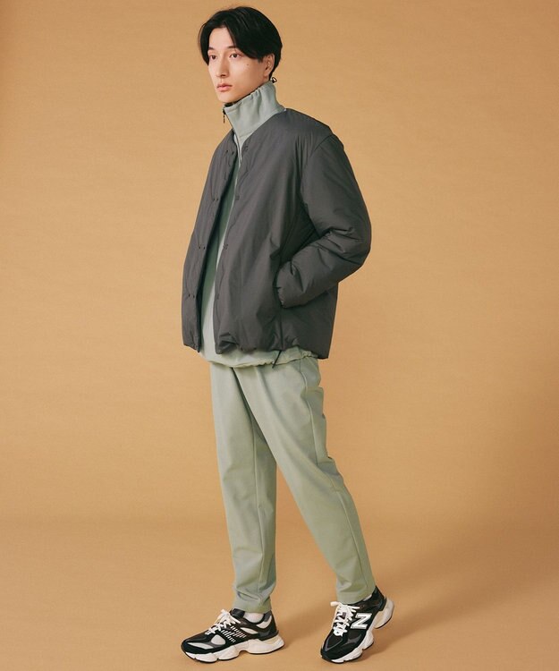 UNFILO 【Tarzan掲載】UNFILO ミズノ ブレスサーモストレッチパンツ スモーキーグリーン系