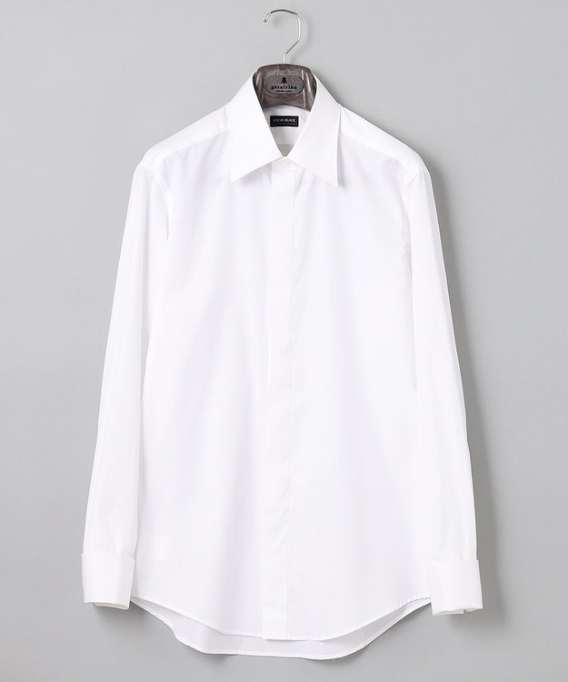 GOTAIRIKU 【WEARBLACK】レギュラーカラー ダブルカフス ドレスシャツ ホワイト系