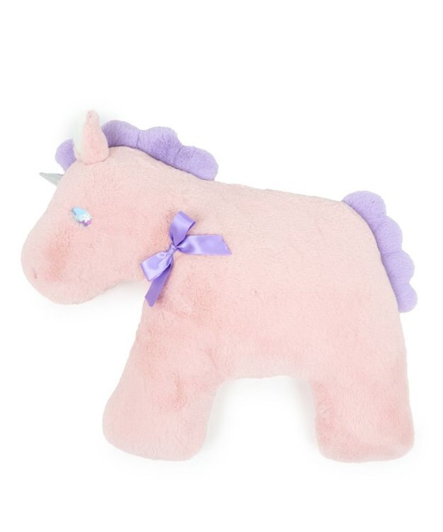 Mother garden マザーガーデン ユニコーン フラットクッション ピンク ピンク