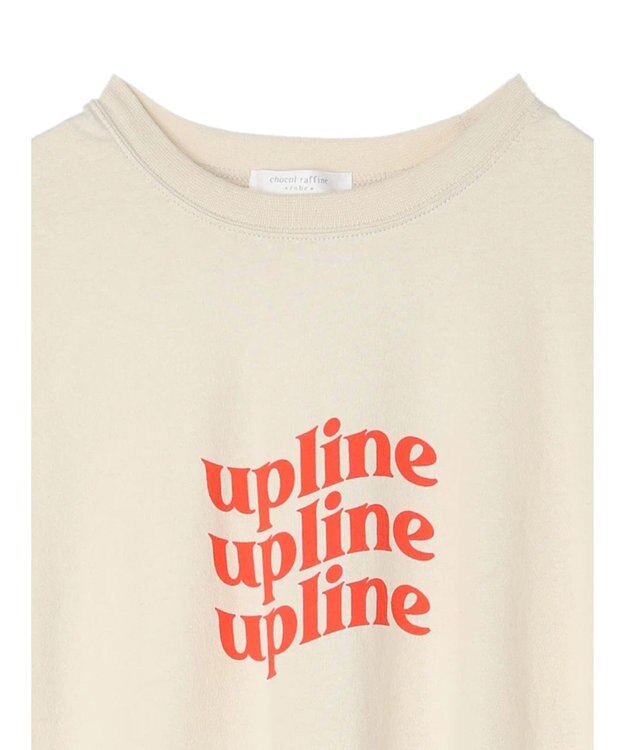 Green Parks ウエーブロゴボックスＴシャツ Off White