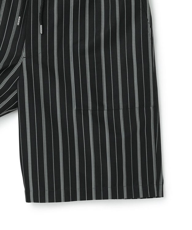 JOSEPH HOMME 【新素材】ドットエアーリバーシブル ドロスト付ショートパンツ / BERMUDA ブラック系1