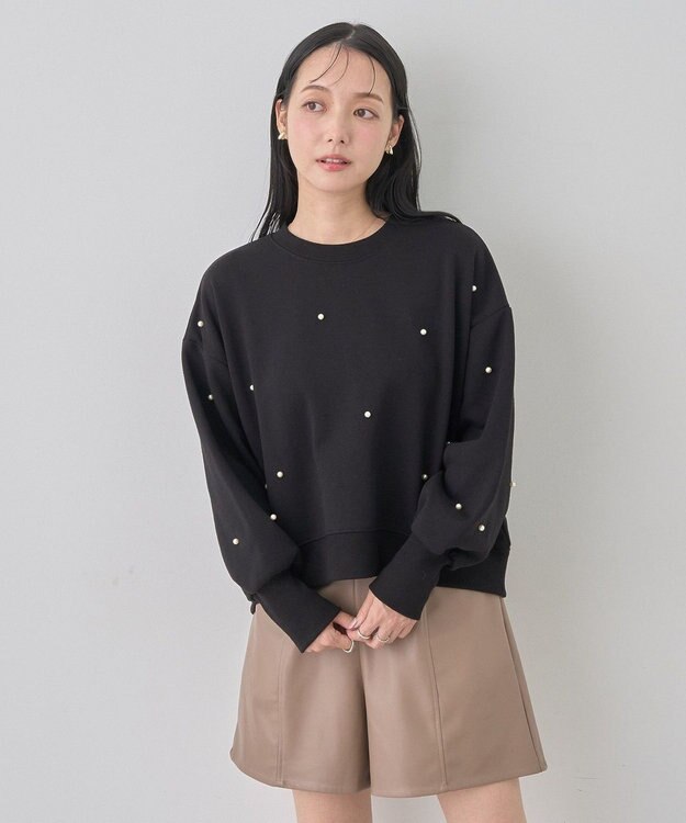 earth music&ecology パールプルオーバー Black