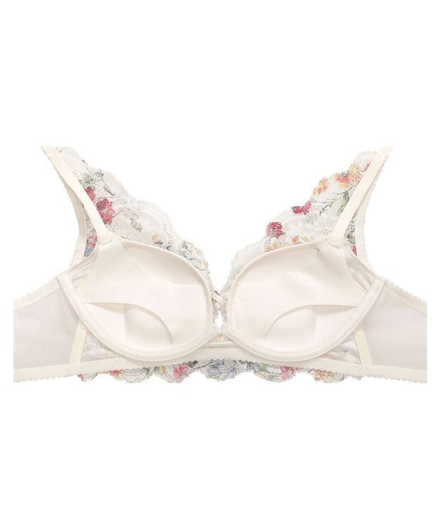 WACOAL 【重力に負けないバストケアBra】 ノンワイヤー バストを重力から守る まる胸キープ ラクなつけごこち サイドのラインすっきり ブラジャー レディース BRA184 /ワコール クリーム