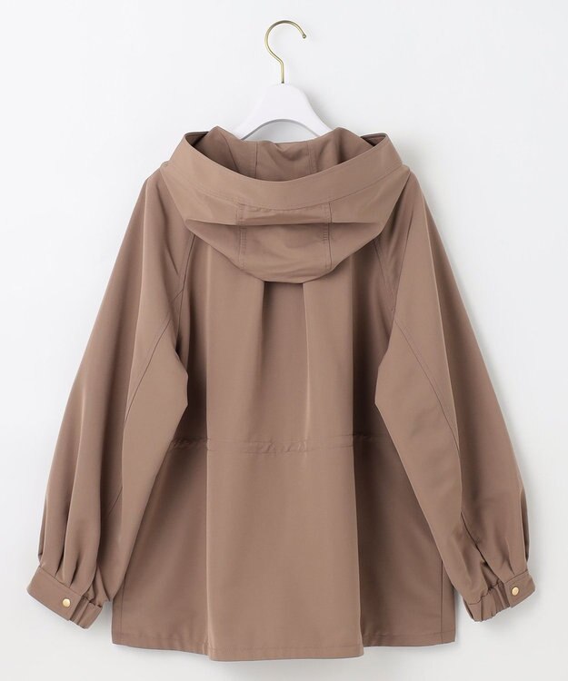 ANY SIS 【撥水・洗える】フーディショート ブルゾン モカ