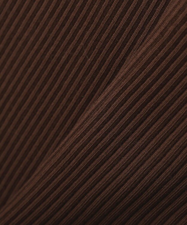 earth music&ecology 【綿100％】ピコミシンヘンリーネックタンクトップ Brown