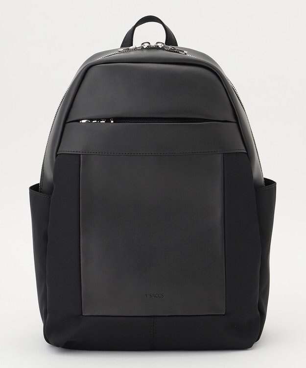 Y'SACCS 【ムック本掲載】ブロックモチーフリュックサック ブラック