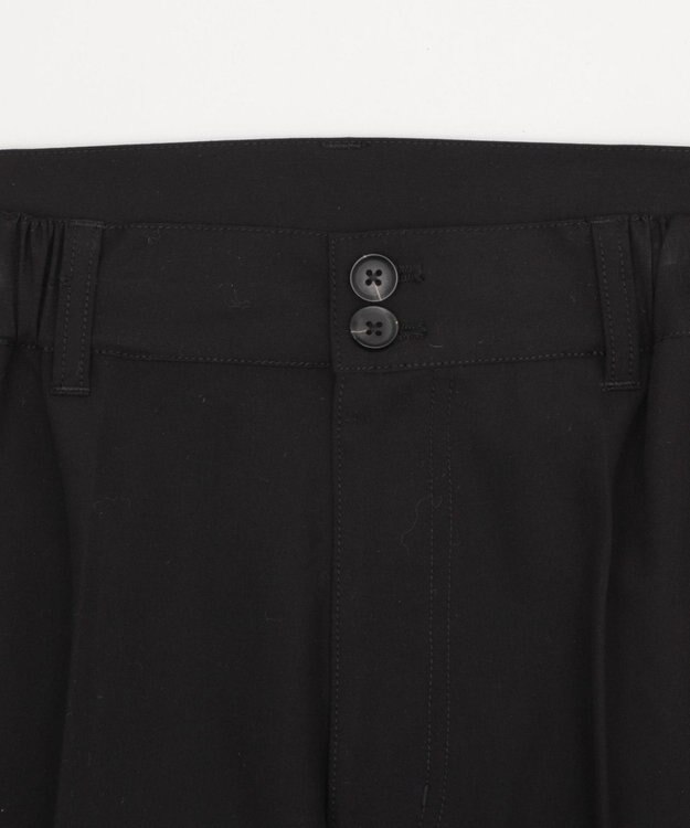 WEGO ローライズバギーフレアスラックス ブラック