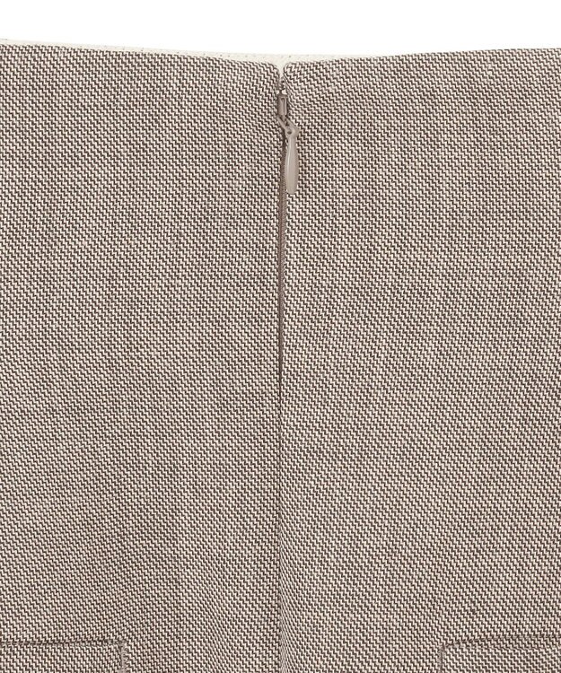 BEIGE， GRANET / ウールリバーIラインスカート Taupe×Ecru