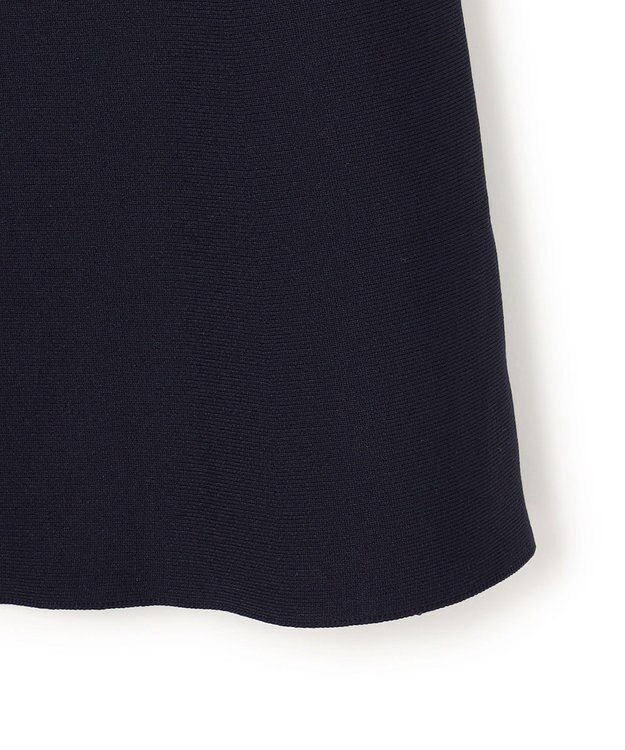 UNFILO L BEAUTY FORM KNIT フレアスカート ネイビー