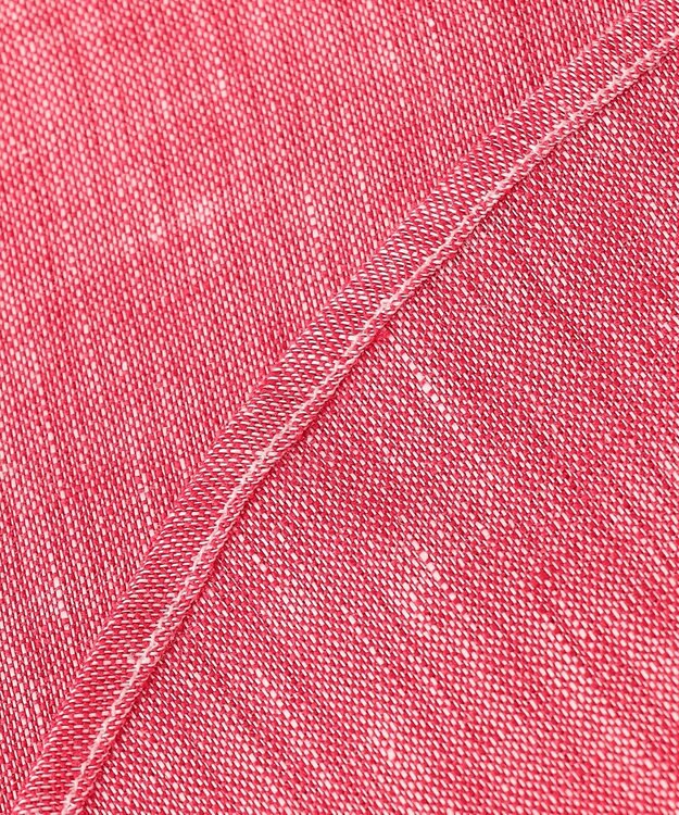 JOSEPH ABBOUD 【麻100％・軽い・涼しい】モイスチャーリネン シャツ レッド系